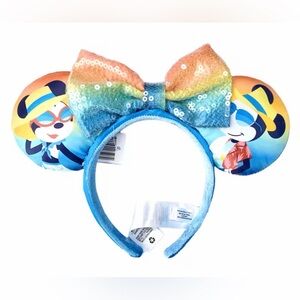 Disney Minnie and Mickey Vacation Ears  NWT